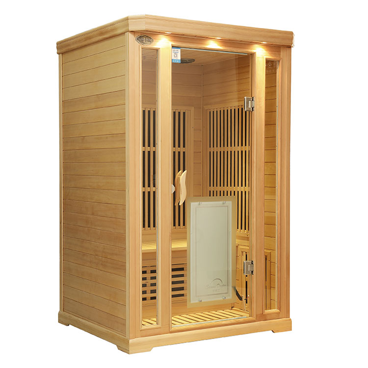 Hemlock Far Infrared Sauna använder vilken typ av kraft och ved?