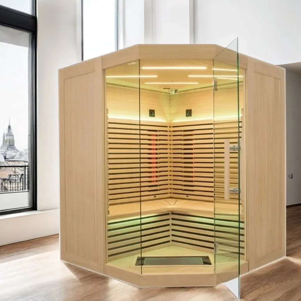 Infraröd bastu för hemlock för 3-4 personer