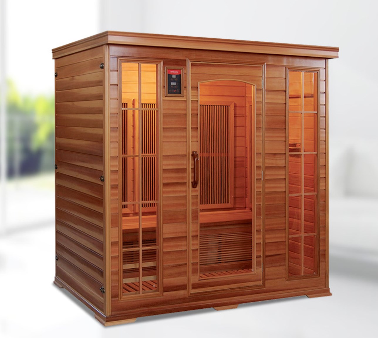 Hembruk 3-4 personer Red Cedar fjärrinfraröd bastu